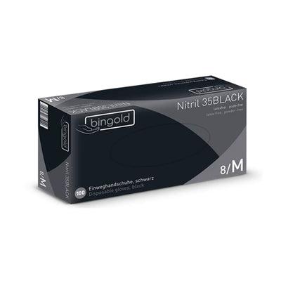 Handschuhe Nitril, schwarz