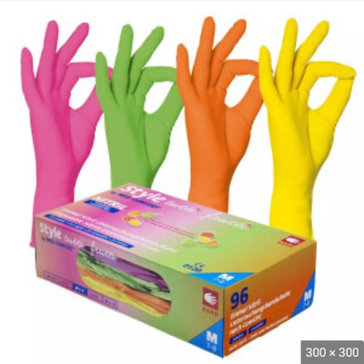 Handschuhe Nitril bunt