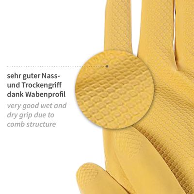 Haushaltshandschuhe Bettina Soft, Latex, 0,42 € pro Paar