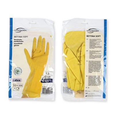 Haushaltshandschuhe Bettina Soft, Latex, 0,42 € pro Paar