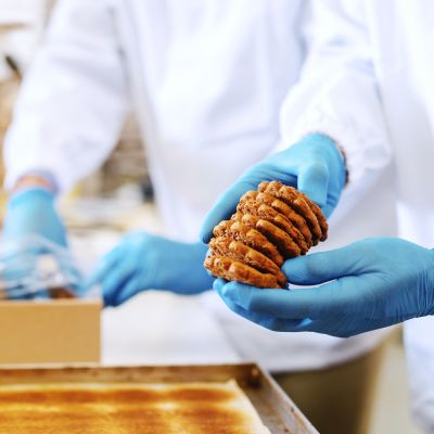 Nitrilhandschuhe Allfood Safe, puderfrei - Karton mit 10 Päckchen á 250 Stück