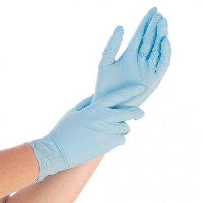 Hygonorm Nitrilhandschuhe Safe Fit, puderfrei, blau - 200er Packung
