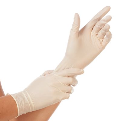 Latexhandschuhe Sense, puderfrei - Karton mit 10 Päckchen á 100 Stück