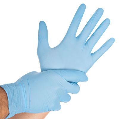 Untersuchungshandschuhe Safe Virus, Nitril, puderfrei - Karton mit 10 Päckchen á 100 Stück