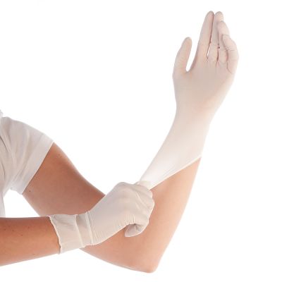 Nitrilhandschuhe Safe Premium, puderfrei, latexfrei, weiß - Karton mit 10 Päckchen á 100 Stück