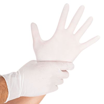 Untersuchungshandschuhe Safe Virus, Nitril, puderfrei, weiß - Karton mit 10 x 100 Stück