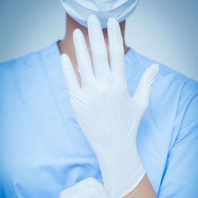 Untersuchungshandschuhe Safe Virus, Nitril, puderfrei, weiß - Karton mit 10 x 100 Stück