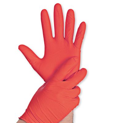Nitrilhandschuhe Power Grip, puderfrei, bunt verschiedene Farben - Karton mit 10 x 50 Stück