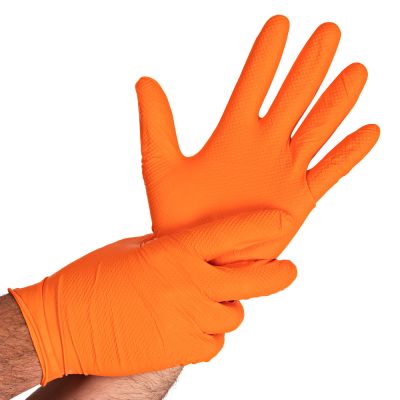 Nitrilhandschuhe Power Grip, puderfrei, bunt verschiedene Farben - Karton mit 10 x 50 Stück