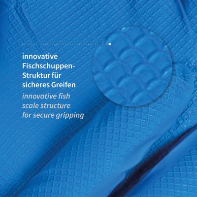 Nitrilhandschuhe Power Grip, puderfrei - Karton mit 10 x 50 Stück