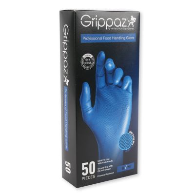 Nitrilhandschuhe Power Grip Long "Extra" 30 cm, puderfrei - Karton mit 10 Päckchen á 50 Stück