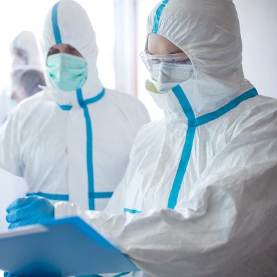 Overalls Typ 4B+5B+6B | Microporous Chemikalienschutzanzug - Karton mit 50 Stück