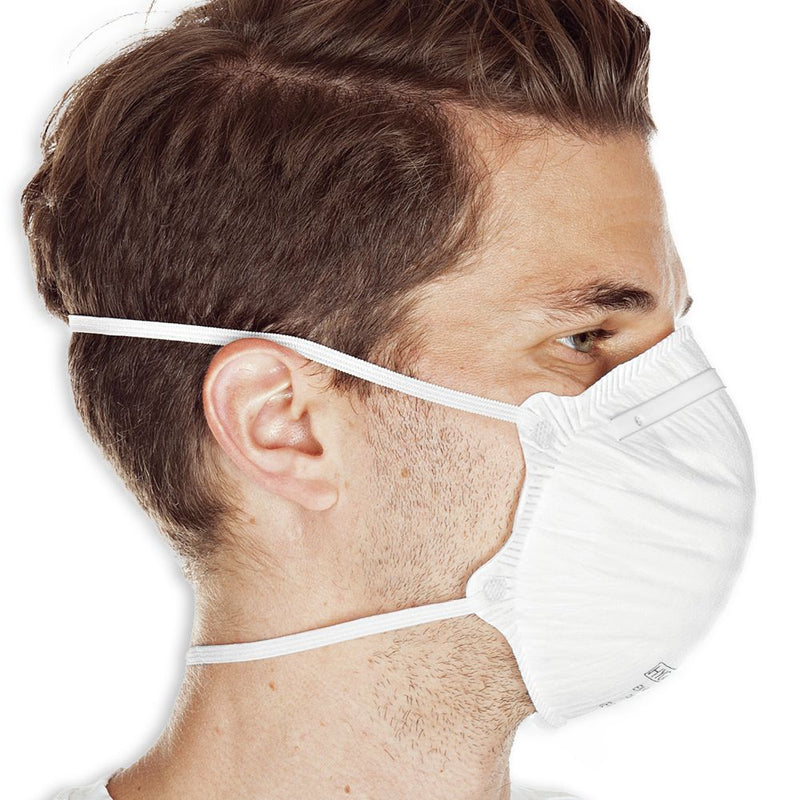 Atemschutzmasken FFP1 NR, weiß, vorgeformt | PP - VE mit 100 Masken