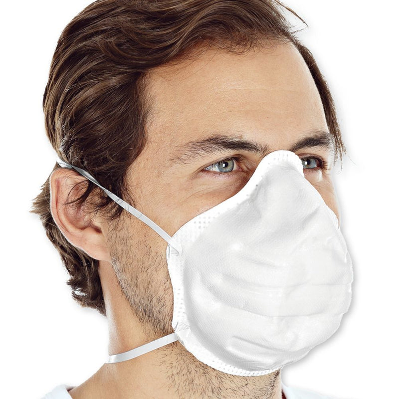 Atemschutzmasken FFP3 NR, weiß, vorgeformt | PP - VE mit 100 Masken