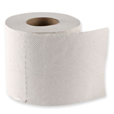 Toilettenpapier 3-lagig aus Recyclingpapier 250 Abrisse - Karton mit 64 Rollen (8x8 Rollen)