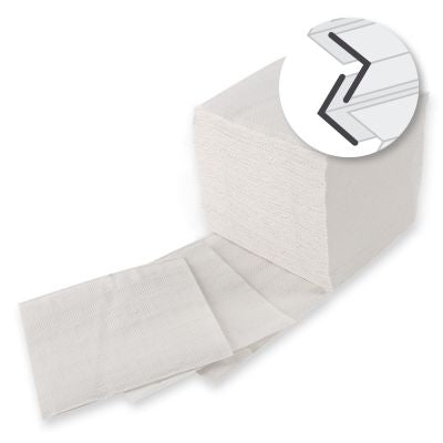 Toilettenpapier, Einzelblatt, 2-lagig aus Zellulose, FSC®-Mix - Karton mit 9000 Stück (20x450 Stück)