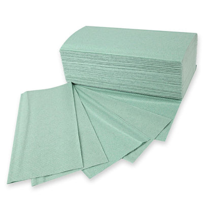 Papierhandtücher, 1-lagig, verschiedene Farben | Recyclingpapier, V/ZZ-Falzung - Karton mit 5000 Stück (20 x 250 Stück)