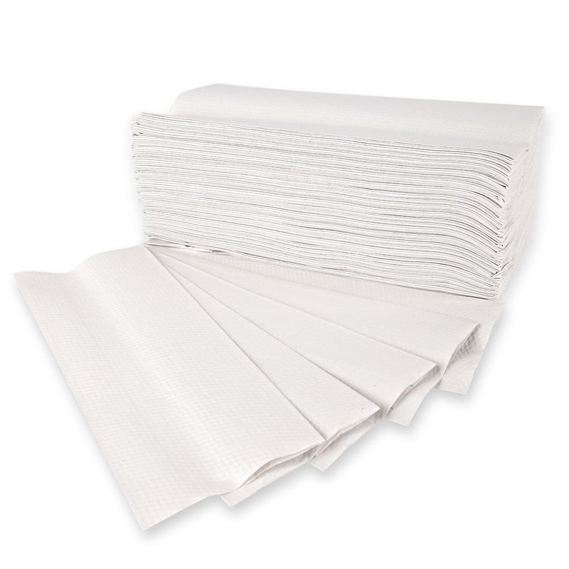 Papierhandtücher, 1-lagig, verschiedene Farben | Recyclingpapier, C-Falzung - Karton mit 3648 Stück (24 x 152 Stück)