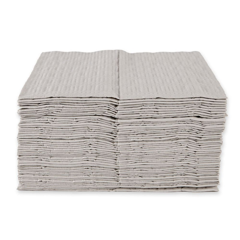 Reinigungstücher, 3-lagig | Recyclingpapier, gelegt, natur - Karton mit 1000 Stück (20 x 50 Stück)