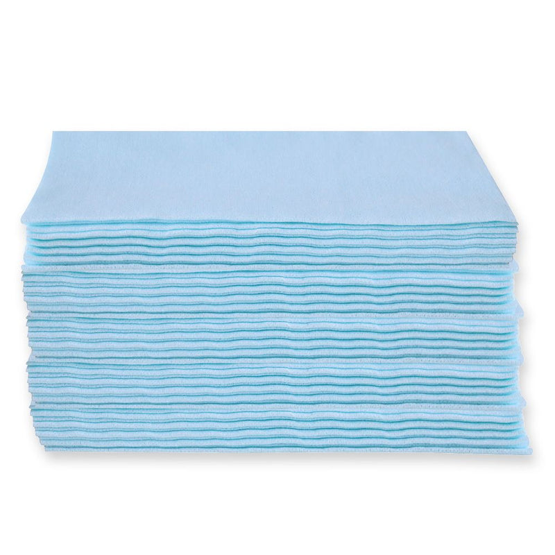 Poliertücher Gastro | Zellulose/Polyester, gelegt, blau - Karton mit 630 Stück (7 x 90 Stück)