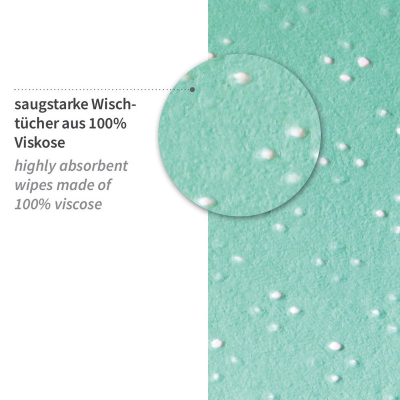 Reinigungstücher Premium | Viskose, verschiedene Farben - 320 Stück (10 x 32 Stück)