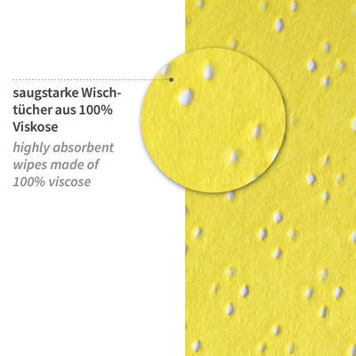 Reinigungstücher Premium | Viskose, verschiedene Farben - 320 Stück (10 x 32 Stück)