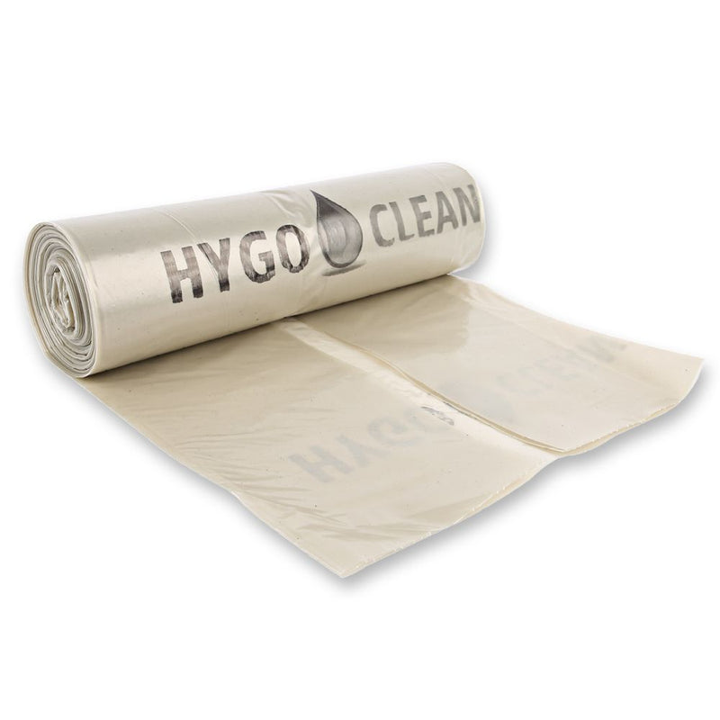 Müllsäcke Premium, 120 l - 70 my | LDPE, Rolle, transparent  - Karton mit 4 x 25 Stück (100 Stück)