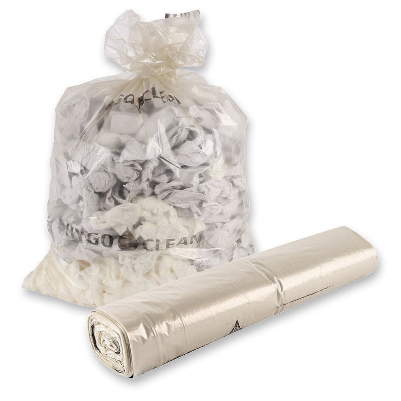 Müllsäcke, 130 l - 55 my | LDPE, Rolle, verschiedene Farben - Karton mit 4 x 20 Stück (80 Stück)
