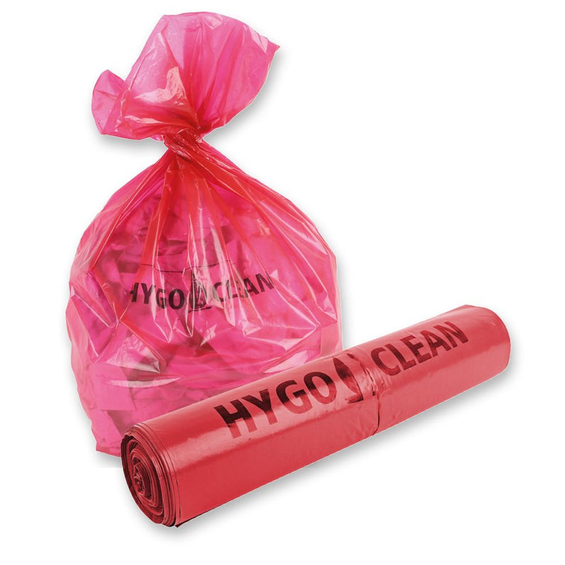 Müllsäcke, 130 l - 55 my | LDPE, Rolle, verschiedene Farben - Karton mit 4 x 20 Stück (80 Stück)