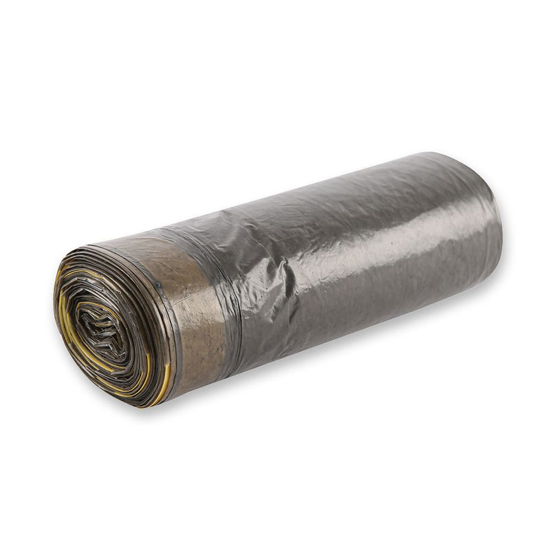 Müllbeutel mit Zugband Eco, 60 l - 30 my | LDPE, Rolle, verschiedene Farben - Karton mit 20 x 20 Stück (400 Stück)
