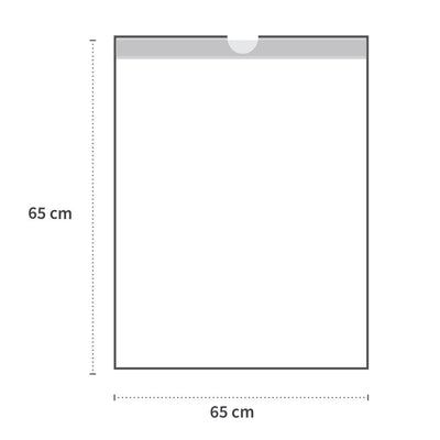 Müllbeutel mit Zugband Eco, 60 l - 30 my | LDPE, Rolle, verschiedene Farben - Karton mit 20 x 20 Stück (400 Stück)