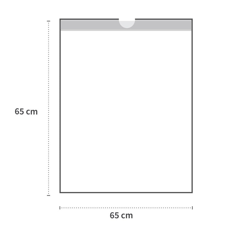 Müllbeutel mit Zugband Eco, 60 l - 30 my | LDPE, Rolle, verschiedene Farben - Karton mit 20 x 20 Stück (400 Stück)