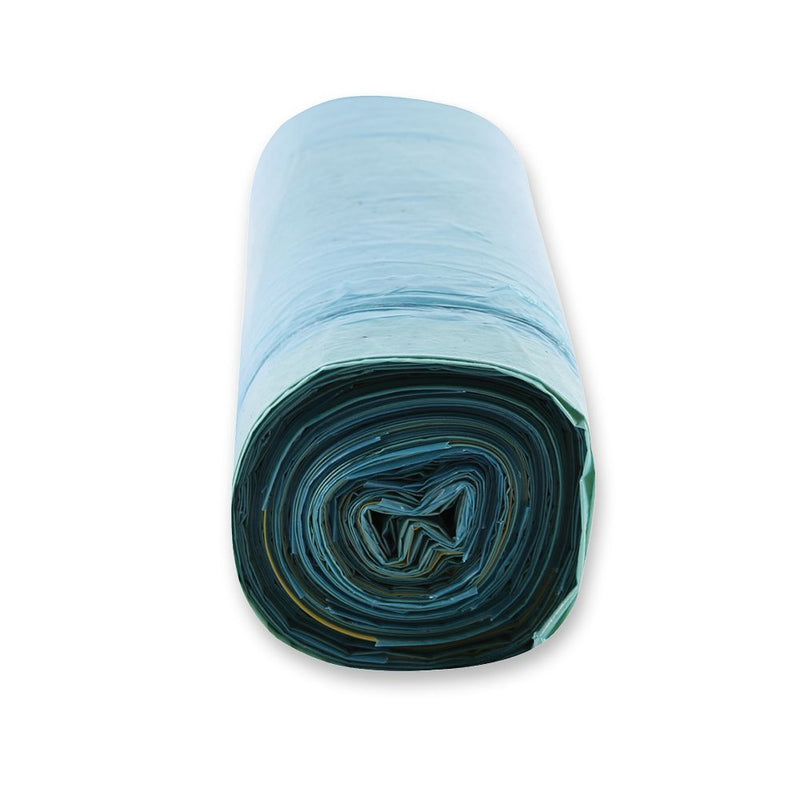 Müllbeutel mit Zugband Eco, 60 l - 30 my | LDPE, Rolle, verschiedene Farben - Karton mit 20 x 20 Stück (400 Stück)