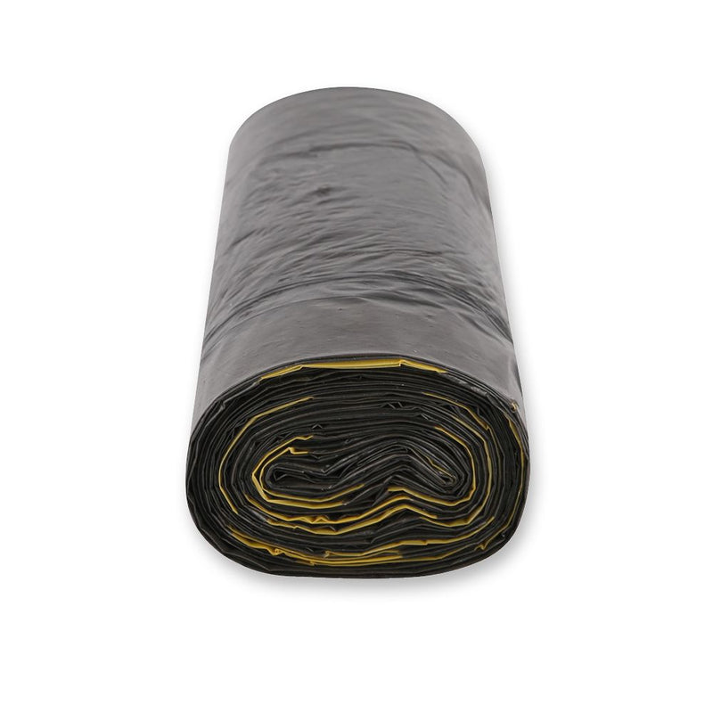 Müllbeutel mit Zugband Eco, 30 l - 35 my | LDPE, Rolle, verschiedene Farben - Karton mit 35 x 15 Stück (525 Stück)