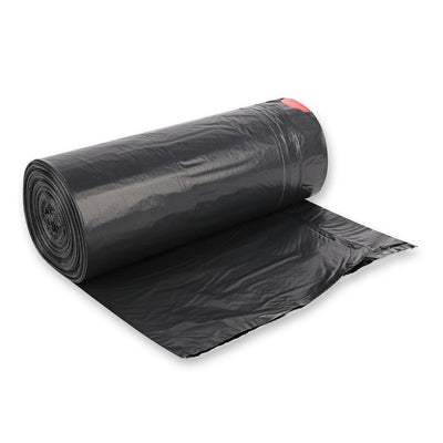 Müllsäcke mit Zugband, 120 l - 45 my | LDPE, Rolle, verschiedene Farben - Karton mit 6 x 25 Stück (150 Stück)