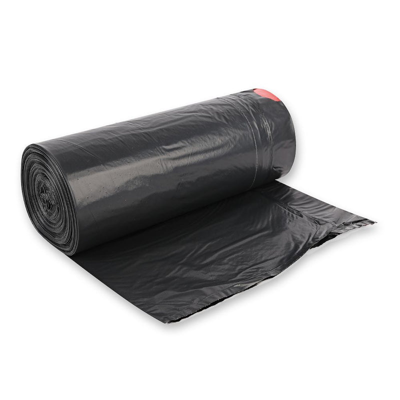 Müllsäcke mit Zugband, 120 l - 45 my | LDPE, Rolle, verschiedene Farben - Karton mit 6 x 25 Stück (150 Stück)