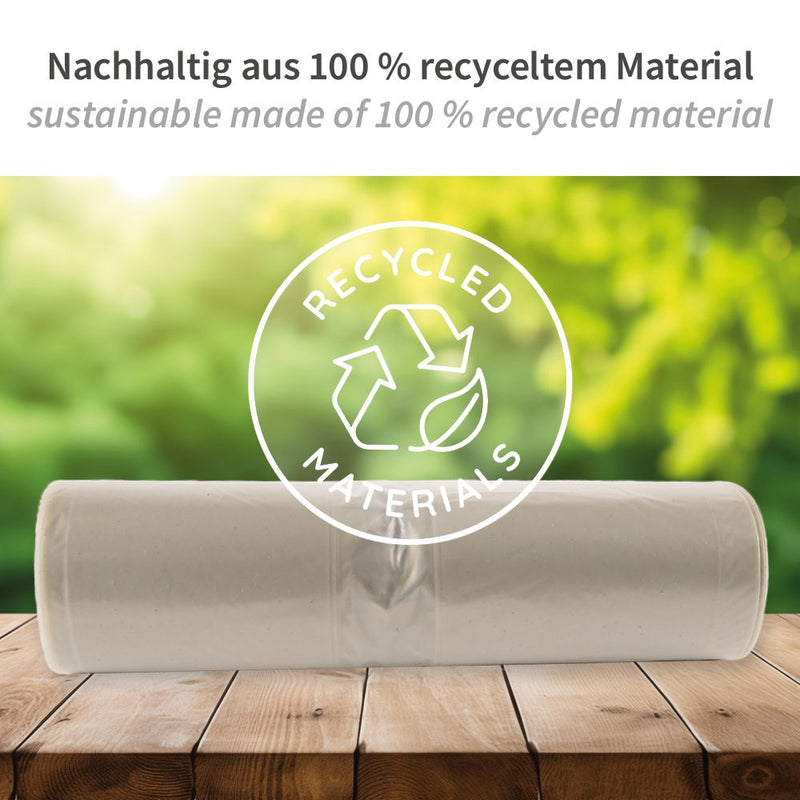 Müllsäcke, 160 l - 60 my | LDPE, Rolle, verschiedene Farben - Karton mit 10 x 25 Stück (250 Stück)