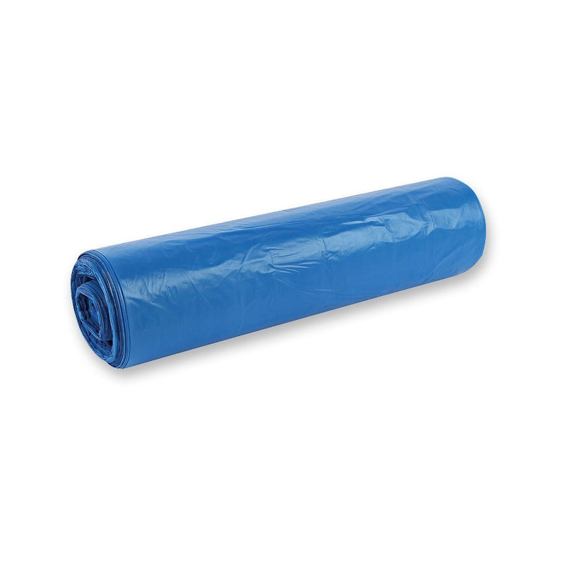 Müllsäcke Premium, 70 l - 20 my | HDPE, Rolle, verschiedene Farben - Karton mit 10 x 50 Stück (500 Stück)