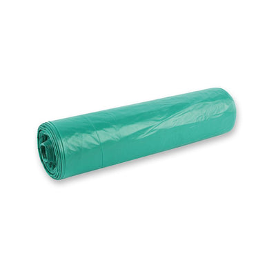 Müllsäcke Premium, 70 l - 20 my | HDPE, Rolle, verschiedene Farben - Karton mit 10 x 50 Stück (500 Stück)