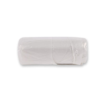 Müllbeutel mit Griff, 18 l - 13 my | HDPE, Rolle, transparent - Karton mit 36 x 30 Stück (1080 Stück)
