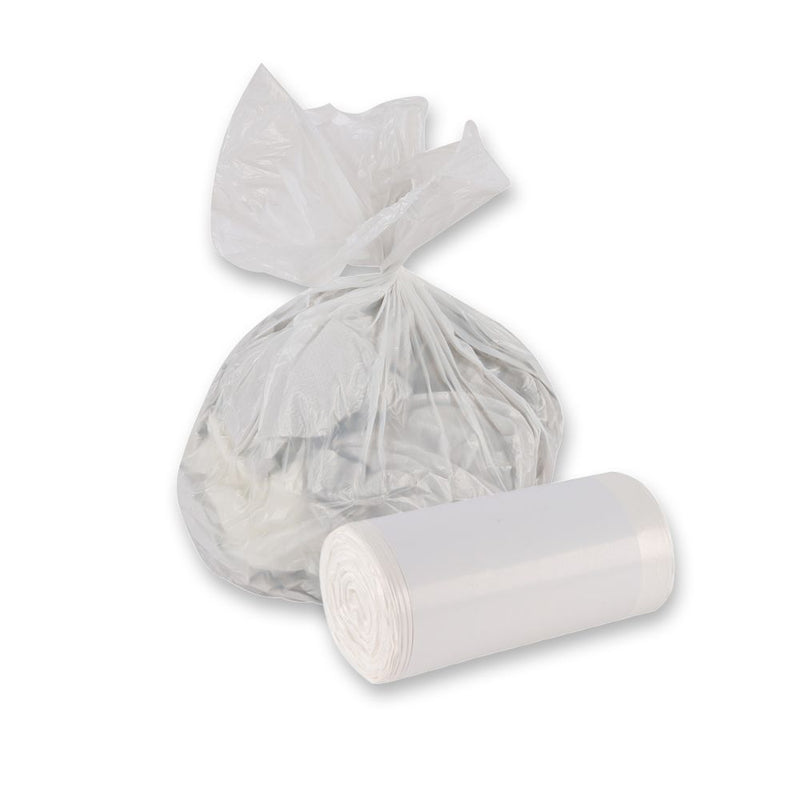 Müllbeutel für Kosmetikeimer, 10 l - 11 my | HDPE, Rolle, verschiedene Farben - Karton mit 48 x 40 Stück (1920 Stück)