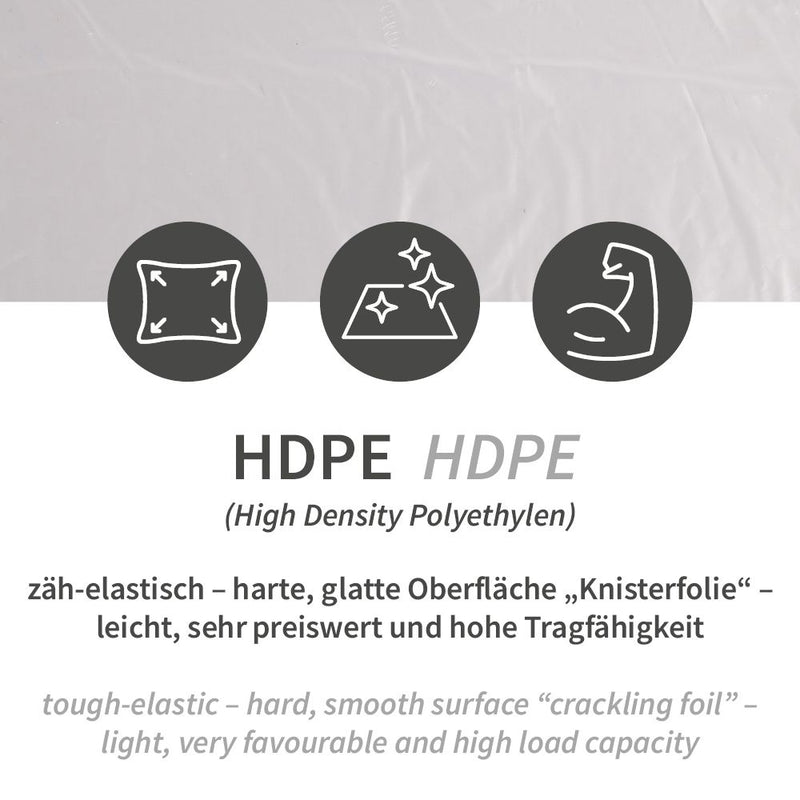 Müllbeutel für Kosmetikeimer, 10 l - 11 my | HDPE, Rolle, verschiedene Farben - Karton mit 48 x 40 Stück (1920 Stück)