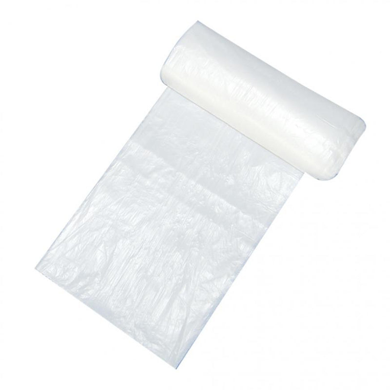 Müllbeutel Light, 18 l - 8 my | HDPE, Rolle, weiß - Karton mit 40 x 50 Stück (2000 Stück)