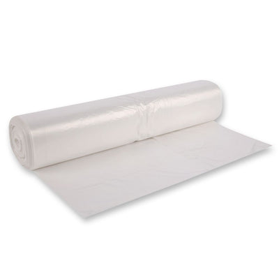 Müllsäcke Premium, 120 l - 23 my | HDPE, Rolle, transparent - Karton mit 10 x 50 Stück (50 Stück)