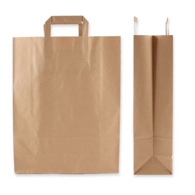Papiertragetasche "Strong" | Papier, natur - Karton mit 250 Stück - Artikel 35566