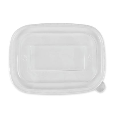 Bio Deckel für Schalen Takeaway | rPET, weiss, Karton mit 300 Stück - Artikel 400116