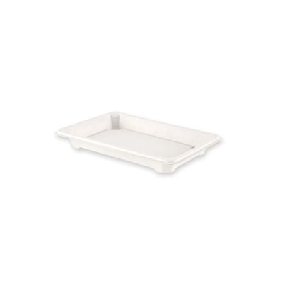 Bio Sushi Trays | Zuckerrohr, weiss, Karton mit 500 Stück - Artikel 411203