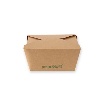 Bio Foodboxen Menu | Kraftpapier/PLA - Karton mit 450 Stück - Artikel 416313