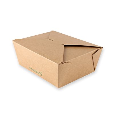 Bio Foodboxen Menu | Kraftpapier/PLA - Karton mit 450 Stück - Artikel 416313