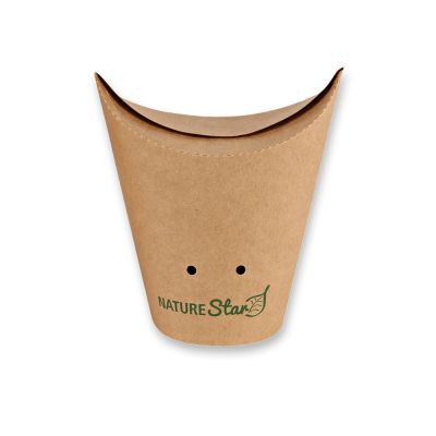 Bio Snackboxen | Kraftpapier/PE, FSC®-Mix, 270 ml, braun - Karton mit 1000 Stück - Artikel 417927